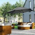 thumbnail image 2 of Outsunny 8.5FT Offset Patio Umbrella 360° Rotation Cantilever Parasol, 2 of 10