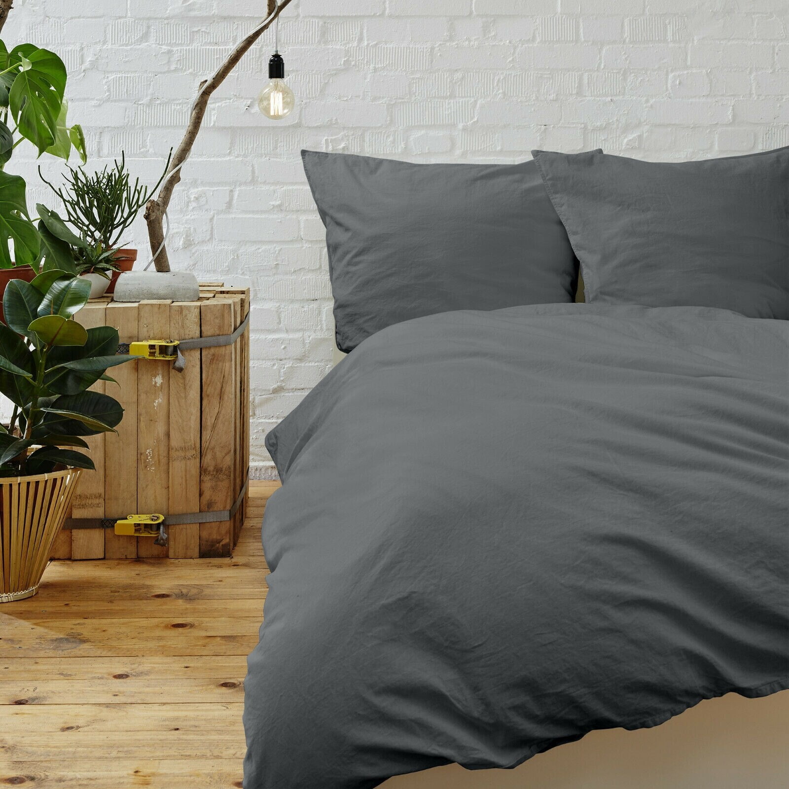 Bluff City Bedding Bamboo Feel 1800 Count 3-piece Soft Duvet Cover Set Sage King - Cal King