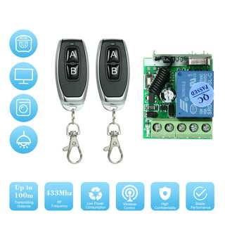 computer on off button remote control switch 5V 6V 9V 12V Remote Control  Push Button RF Wireless Switch 315 433 Smart Home Alarm