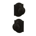 thumbnail image 2 of Schlage FC172AND619CAM Custom Andover Non-Turning Two-Sided Dummy Door Knob Set - Nickel, 2 of 7