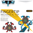 thumbnail image 3 of Fidget Spinner Design Cool Jouet Fidget Gyroscope transformable Créatif Roulement à Chaîne Anti-Anxiété (Bleu), 3 of 6