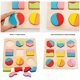thumbnail image 3 of Rompecabezas Montessori de formas geométricas de madera, bloques de matemáticas de clasificación, juego educativo de aprendizaje preescolar, juguetes para bebés y niños pequeños, 3 of 5
