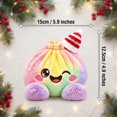 thumbnail image 3 of Christmas Bun Pillows Home Decor Giant Dumpling Pillow Cute Plush Stuffed Steamed Dumpling Slow Rebound Plush Pillow Decompression Fidget Stress Squeeze Ball for Adults Anxiety Relief-Christmas-13#, 3 of 6
