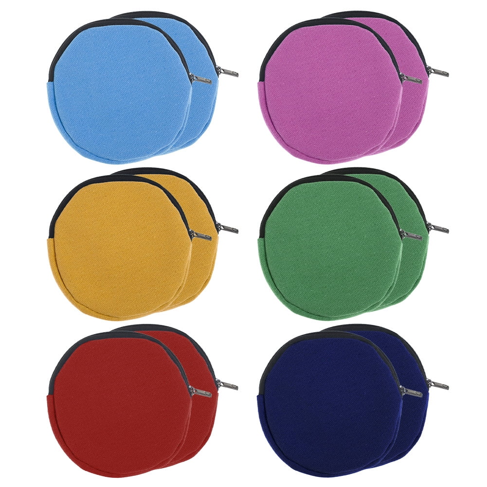 circle zipper pouch