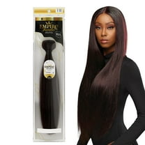 Sensationnel Empire Bundle weave hair - human hair extensions unprocessed bundle hair - Empire Bundles Straight 1 pack (18 inch, NATURAL/BLACK) C30
