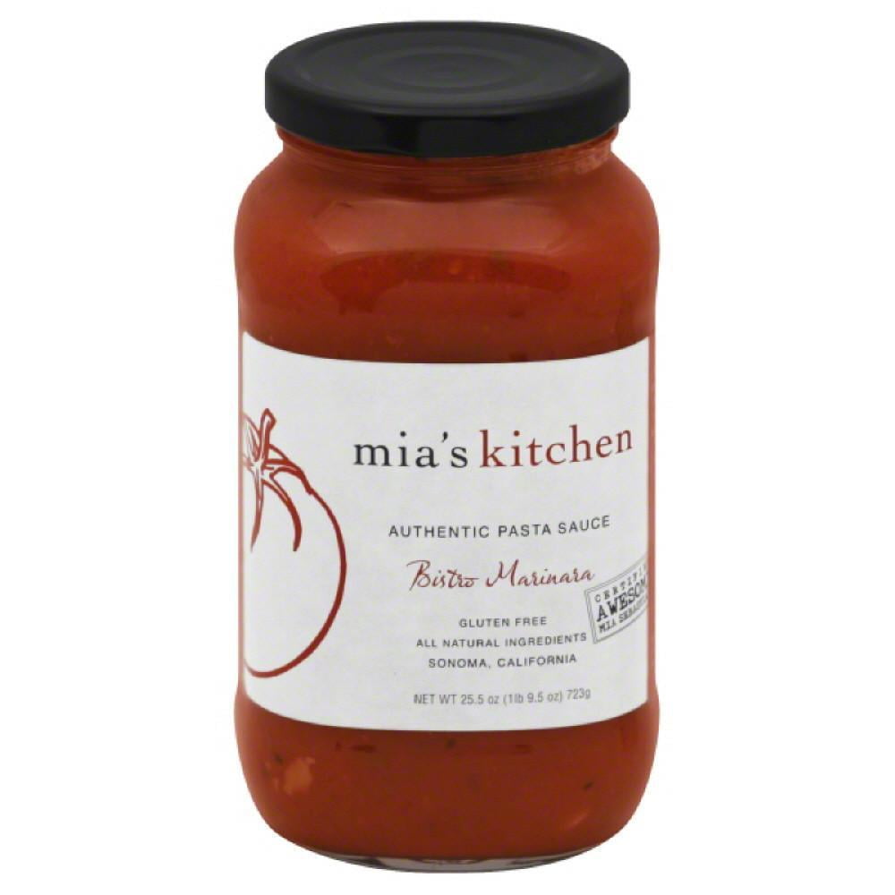Mia�s kitchen bistro marinara authentic pasta sauce, 25.5 oz, (pack of