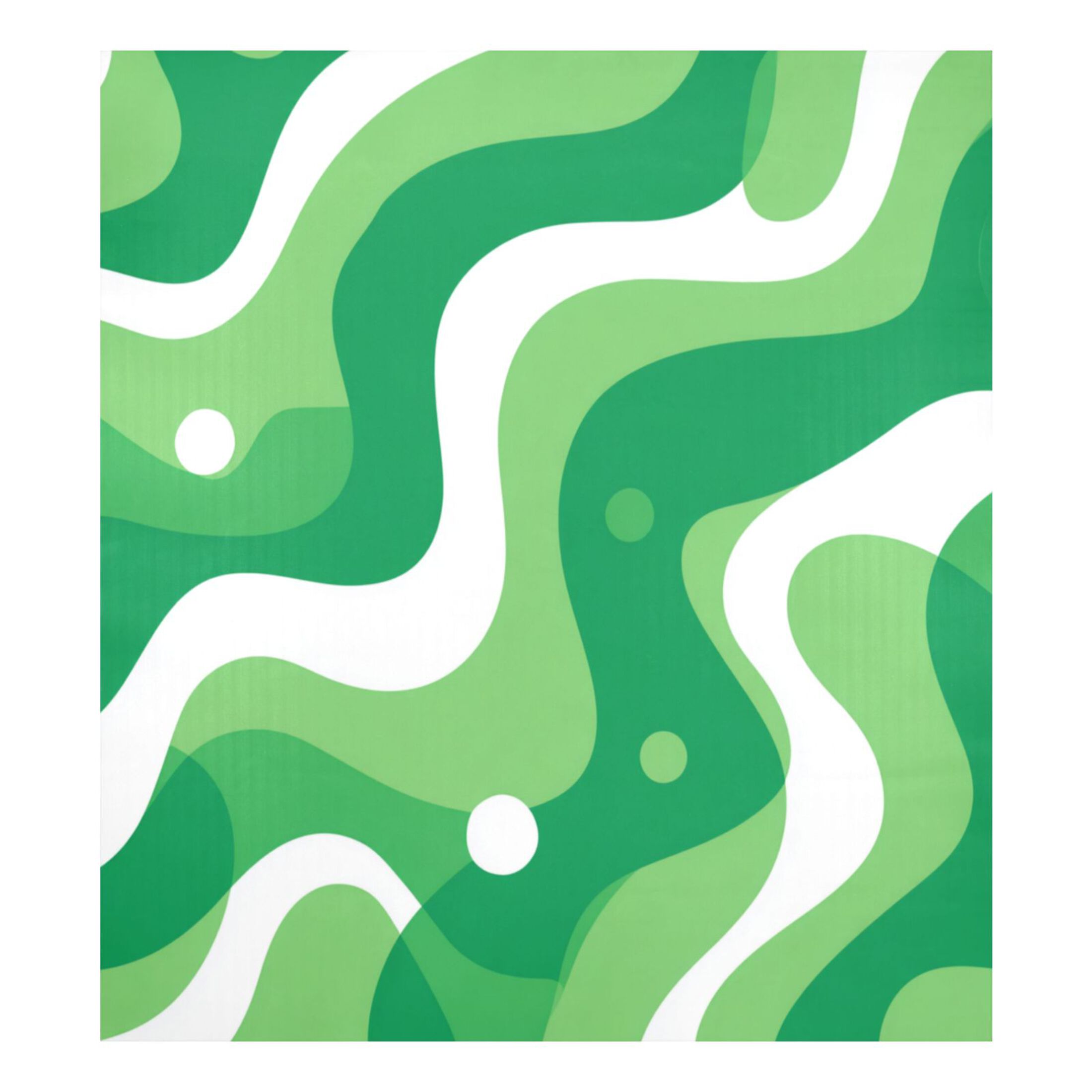 Dishwasher Magnetic Refrigerator Magnet Cover Sticker Home Decorative 23"x26" Light Green Flowing Lines