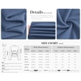 thumbnail image 6 of PRETTYGARDEN Womens Long Sleeve Shirts Fall Bell Sleeve Mock Turtleneck Ribbed Going Out Tops Casual Ruched Y2K Clothes, 6 of 8