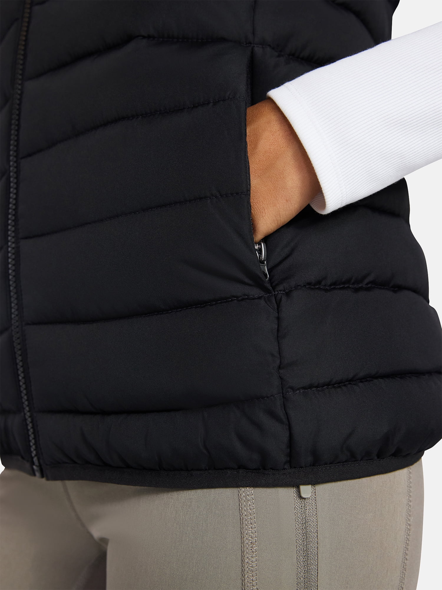 Ozark Trail Women's and Women's Plus Size Core Puffer Vest, Sizes XS-2X