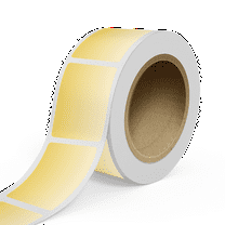 JAM Paper Outdoor Weatherproof Labels, Rectangle, 2 x 3, Gold, 125 Labels/Roll