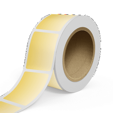 JAM Paper Outdoor Weatherproof Labels, Rectangle, 2 x 3, Gold, 125 Labels/Roll