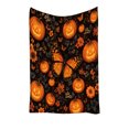 thumbnail image 6 of Halloween Blanket 39.4x27.6in Flannel Throw Halloween Themed for Couch Bedroom Decor by OVFUIZ, 6 of 8
