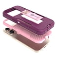 thumbnail image 3 of CoverON For Apple iPhone 15 Pro Case, Military Grade Heavy Duty Full Body Phone Kickstand Cover, Violet Purple, 3 of 8