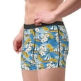 thumbnail image 2 of Uemuo Flower and Sail Boat Pattern Men's Boxer Briefs,Trunk Anti-Chafing,Comfortable, Durable, and Stylish Underwear-Large, 2 of 9