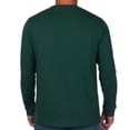 thumbnail image 3 of Coleman Men's Rugged Workwear Long Sleeve Crew Neck Chest Pocket Tee (Hunter Green, XXL), 3 of 4