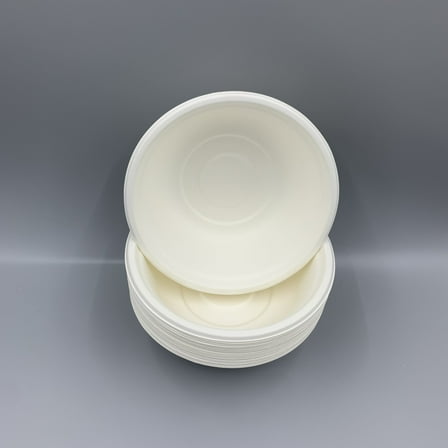 Bowl 17 oz (500 ml) - Disposable & Compostable,  Food Bowl - 50 count