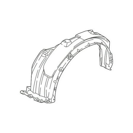 Genuine OE Mitsubishi Fender Liner - 5370B803 Fits select: 2018-2020 MITSUBISHI ECLIPSE CROSS