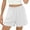 🔥 White, variant on Sentmoon Long Shorts for Women High Waist Swim Shorts Women Breathable Solid Color Regular Fit Comfy Shorts with Pockets Trendy for Travel and Sightseeing Hawaii S-2XL