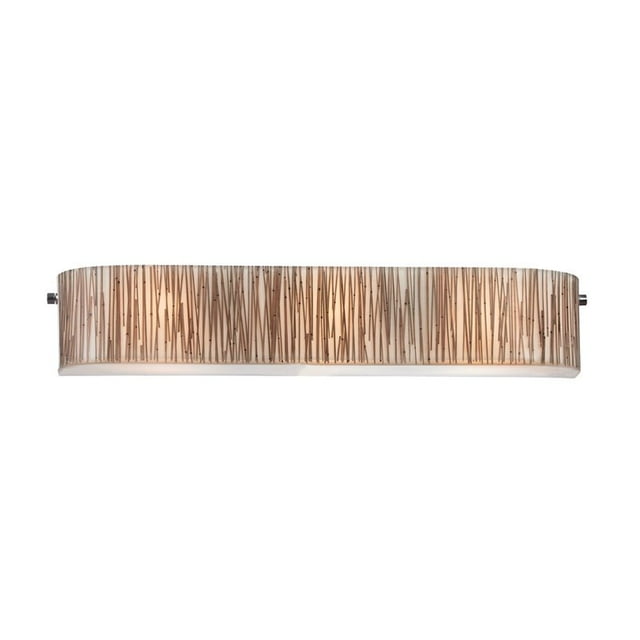 Elk Lighting Moderne Organique 3 Lumière Vanité Lumière en Chrome Poli
