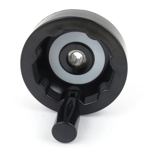 Torno de fresado de máquina 12mm x 100mm con rueda de mano interior y manija giratoria plegable