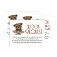thumbnail image 2 of Inkdotpot 30 Books For Baby Shower Request Cards Bring A Book Instead Of A Card bear Jungle Animals Baby Shower Invitations Inserts Games, 2 of 5