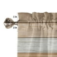 thumbnail image 6 of Vintage Farm Barn Brown Gradient Curtain Home Decoration Living Room Short Curtains Window Treatments For Kitchen Bedroom, 6 of 6
