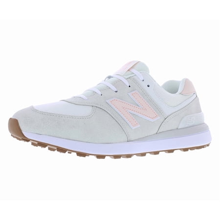 New Balance 574 Greens V2 Womens Shoes Size 10, Color: Dove/Pink