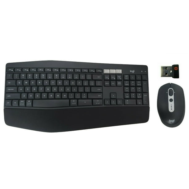 Logitech Mk825 Wireless Qwerty Bluetooth Keyboard M585 Mouse Usb Receiver Renewed Walmart Com