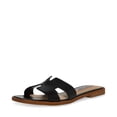 thumbnail image 1 of Sandalia Steve Madden Hadyn de piel negra talla 7.5, 1 of 4