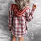thumbnail image 5 of Blusas de otoño de estilo casual para mujer Traje de diario de corte holgado con cuello en V de un solo pecho FLhrweasw Nuevo, 5 of 7