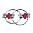 thumbnail image 2 of Llavero de Metal con cadena para aliviar el estrés, juguete de mano para niños y adultos (rojo), 1 unidad, 2 of 8