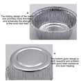 thumbnail image 4 of Wosthever Bandejas desechables de papel de aluminio para alimentos, bandejas redondas para hornear, contenedores de estaño a prueba de aceite, Herramientas y accesorios para hornear, 4 of 6