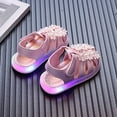 thumbnail image 6 of Duqingm Girls Platform Sandals Girls Sandals Fashion Bow Summer Shoes for Toddler/Little Kid Pink,4, 6 of 7