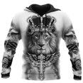 thumbnail image 1 of Chandails à Capuchon pour Hommes, Imprimé Animal cool, Rue (I, TP), 1 of 8