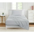 thumbnail image 3 of Mainstays Comfort Chill Microfiber Bed Sheet Set, Twin, Soft Silver, 3 Piece, 3 of 13