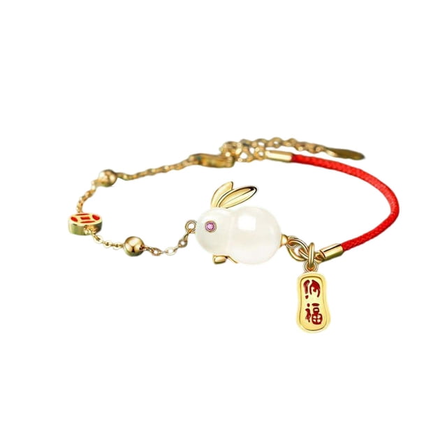 Joyería de moda Collar de conejo Accesorios de vestuario Pendientes de para Brazalete de cuerda Hugo Pendientes Collar