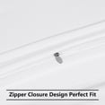 thumbnail image 4 of Unique Bargains 1800 Microfiber Zippered Pillowcases 2pcs, 4 of 10
