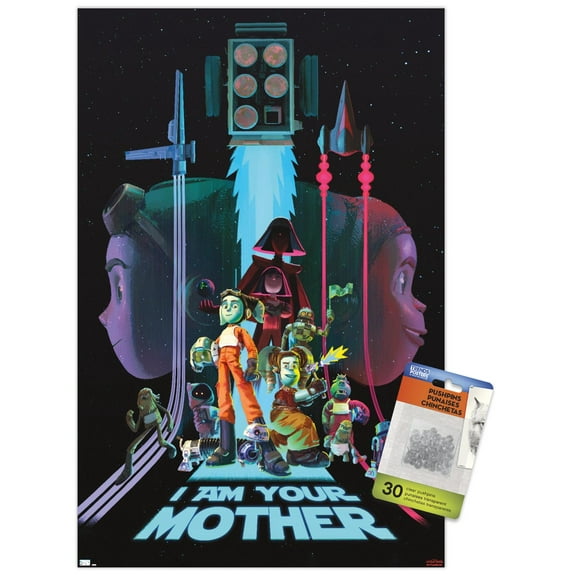 Star Wars: Visions Season 2 - I Am Your Mother Wall Poster with Push Pins, 14.725" x 22.375"