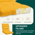 thumbnail image 4 of XXLYY Outdoor High Back Chair Cushions 2-Pack, 44”x22”x4” Waterproof Fade-Resistant Cushions with Ties for Adirondack & Rocking Chairs, 4 of 7