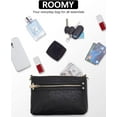 thumbnail image 3 of Small Purses for Women Crossbody Bags Leather Wristlet Purses Envelope Clutch Purse, 3 of 7