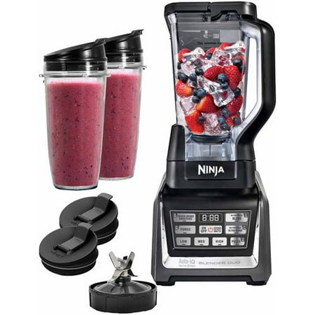 Ninja Megaphone - Ninja Duo Auto IQ Blender with NutriNinja Single Serve Cups (BL640)