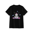 thumbnail image 2 of Lheaggik Cute Cartoon T-Shirt Men Women Crew Neck Shirt Cosplay Short Sleeve Kuro-mi Shirts Black XL, 2 of 5