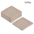 thumbnail image 3 of Uxcell Self Adhesive Square Furniture Felt Pads 2 Inch x 2 Inch Beige Pack of 12, 3 of 5