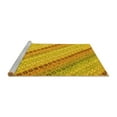 thumbnail image 2 of Ahgly Company Machine Washable Indoor Square Southwestern Yellow Country Area Rugs, 4' Square, 2 of 4