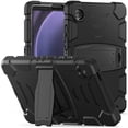 thumbnail image 6 of XYX Case for Samsung Galaxy Tab A9 8.7 inch (SM-X110/SM-X115), Dual Layer Slim Heavy Shockproof Rugged Protective Cover Case with Kickstand (Black), 6 of 7