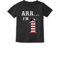 thumbnail image 1 of Tstars Boys Unisex 1st Birthday Gift Arr I'm 1 Pirate Shirt Birthday Gift for 1 Year Old Birthday Gift for Baby Boys Birthday Gift for One Year Old Birthday Party B Day Infant Kids T Shirt, 1 of 3