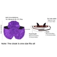 thumbnail image 3 of 2 Pack, Small Dog Halloween, Halloween for Dogs, Halloween for Cats, Kitten Halloween, Witch Vampire Outfit for Halloween Party, Purple Pet Dress Set, 3 of 7