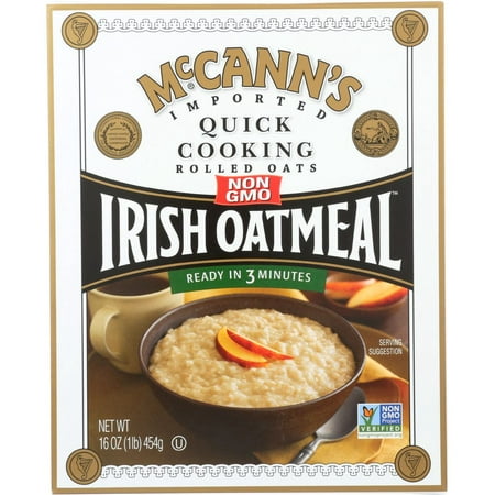 Mccann's Quick Cooking Rolled Oats Irish Oatmeal, 16 Oz (Pack Of