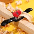 thumbnail image 3 of Graflsoa 9.3-Inch Red and Black Woodworking Spokeshave with 51mm Blade, Hand Tool for Precision Edging, 3 of 6