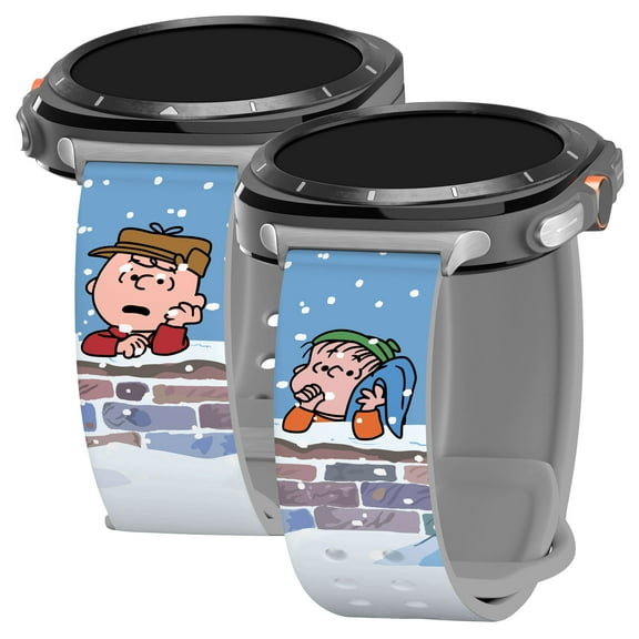 Peanuts Charlie Brown Christmas HD Unisex Watch Band for Samsung Galaxy Watch Ultra 47mm (Long Snowy Thoughts) by Affinity Bands
